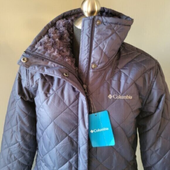 Columbia Quilted Sherpa fleece Winter Jacket NWT Sz Small - Picture 9 of 12